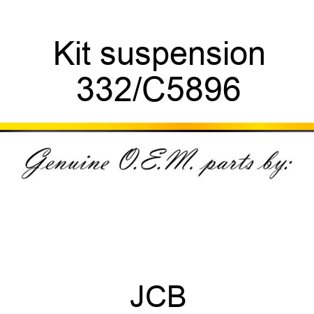 Kit suspension 332/C5896