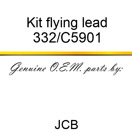 Kit flying lead 332/C5901