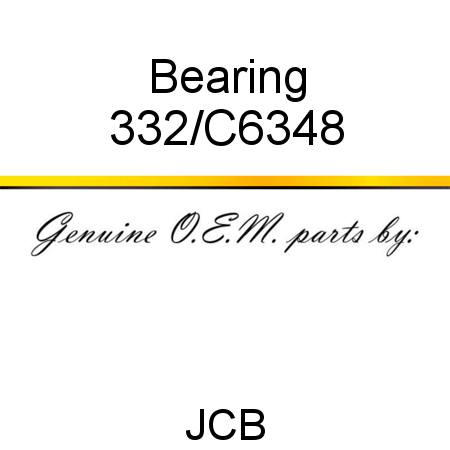 Bearing 332/C6348