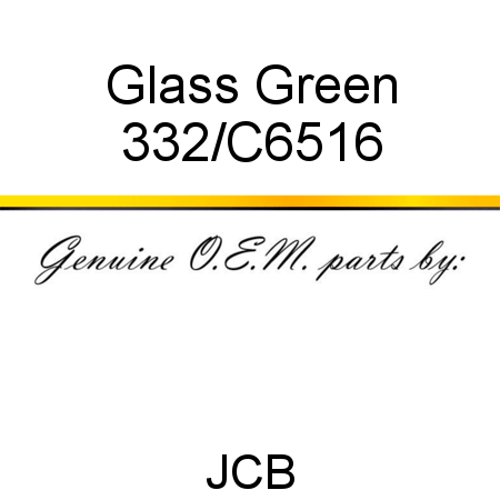 Glass, Green 332/C6516