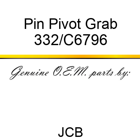 Pin Pivot Grab 332/C6796