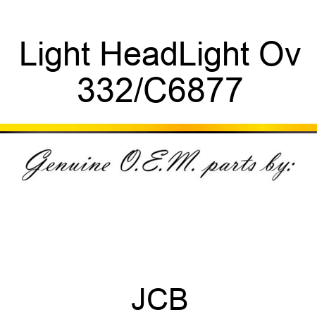Light HeadLight Ov 332/C6877
