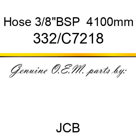Hose, 3/8