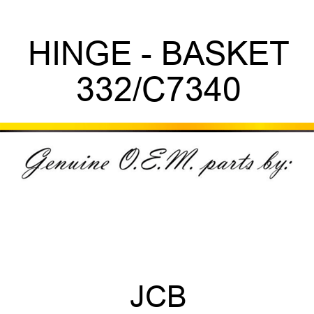 HINGE - BASKET 332/C7340