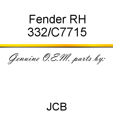 Fender, RH 332/C7715