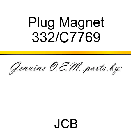 Plug Magnet 332/C7769