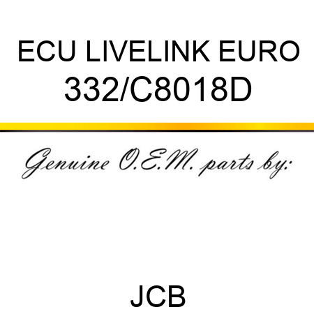 ECU LIVELINK EURO 332/C8018D