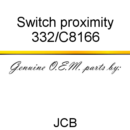 Switch, proximity 332/C8166