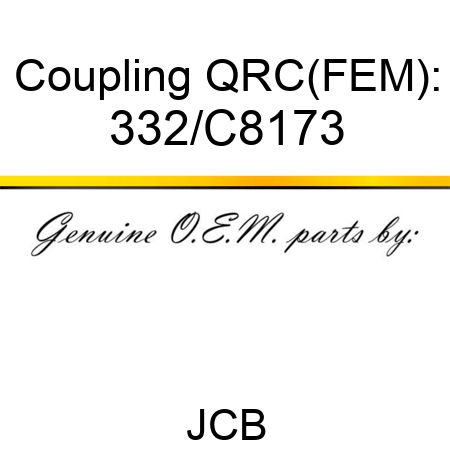 Coupling QRC(FEM): 332/C8173