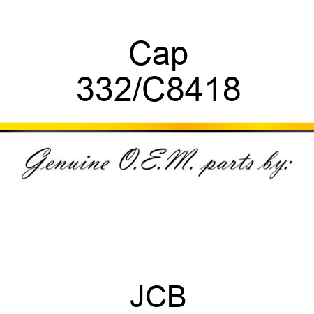 Cap 332/C8418