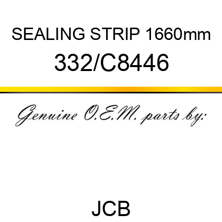 SEALING STRIP 1660mm 332/C8446