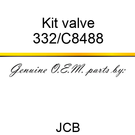 Kit valve 332/C8488