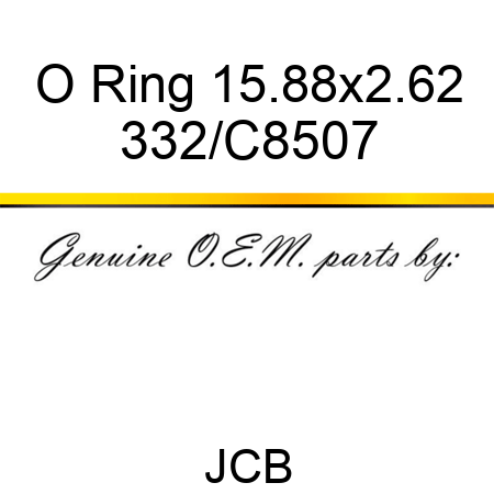 O Ring 15.88x2.62 332/C8507