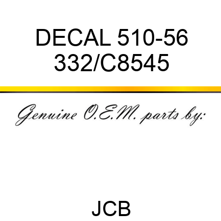 DECAL 510-56 332/C8545