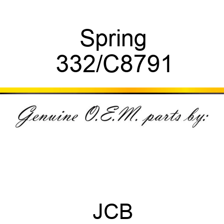 Spring 332/C8791