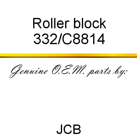 Roller, block 332/C8814