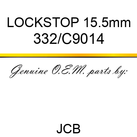 LOCKSTOP 15.5mm 332/C9014
