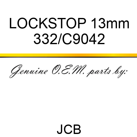 LOCKSTOP 13mm 332/C9042