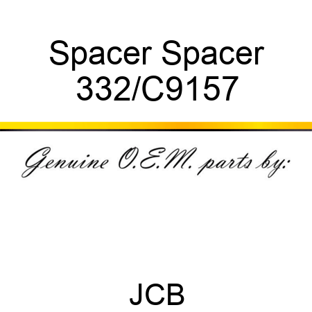 Spacer Spacer 332/C9157