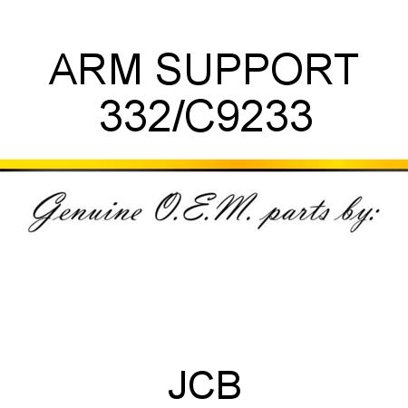 ARM SUPPORT 332/C9233