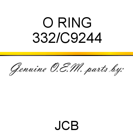 O RING 332/C9244