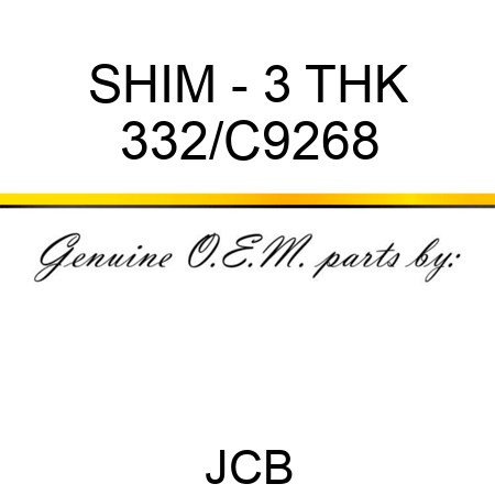 SHIM - 3 THK 332/C9268