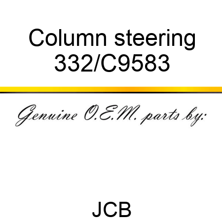 Column steering 332/C9583