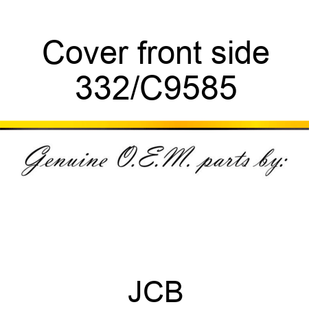 Cover front side 332/C9585