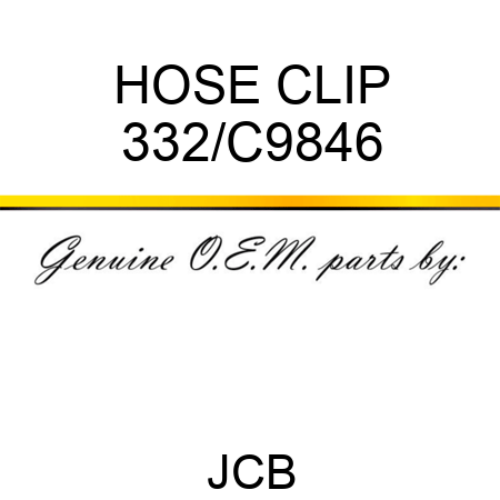 HOSE CLIP 332/C9846