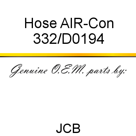 Hose, AIR-Con 332/D0194