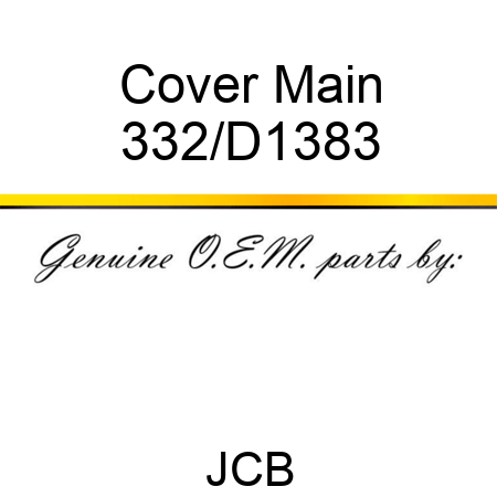 Cover Main 332/D1383