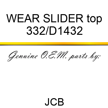 WEAR SLIDER top 332/D1432