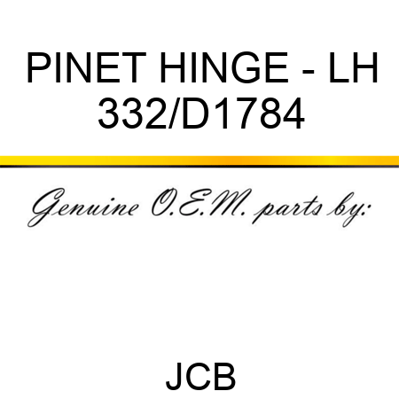 PINET HINGE - LH 332/D1784