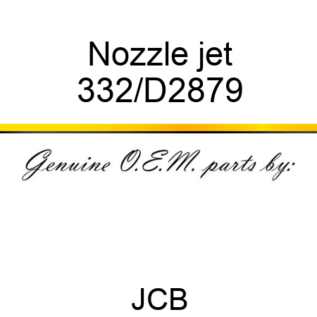 Nozzle jet 332/D2879