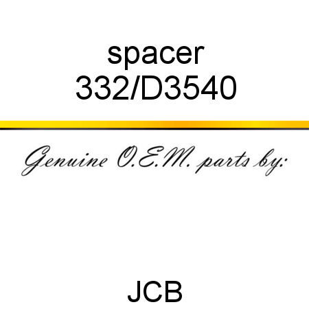 spacer 332/D3540
