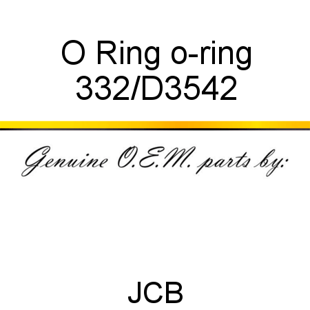 O Ring, o-ring 332/D3542