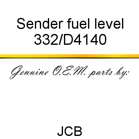 Sender, fuel level 332/D4140