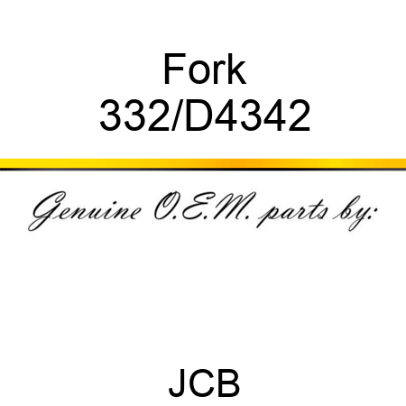 Fork 332/D4342