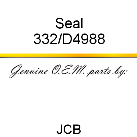 Seal 332/D4988