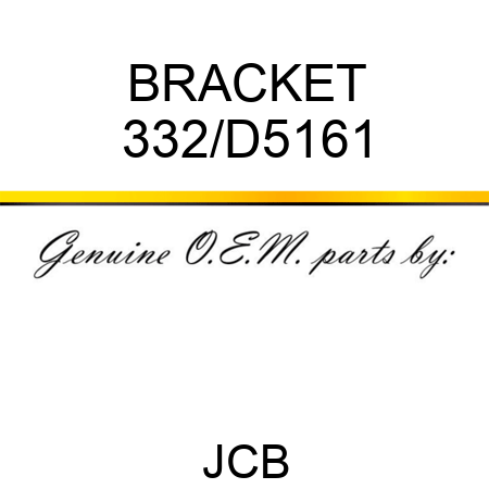 BRACKET 332/D5161