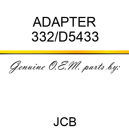ADAPTER 332/D5433