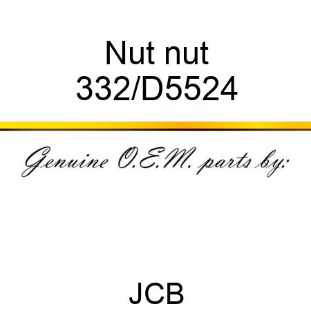 Nut nut 332/D5524