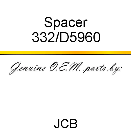 Spacer 332/D5960