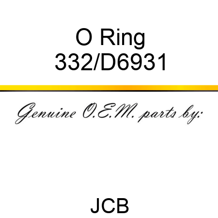 O Ring 332/D6931