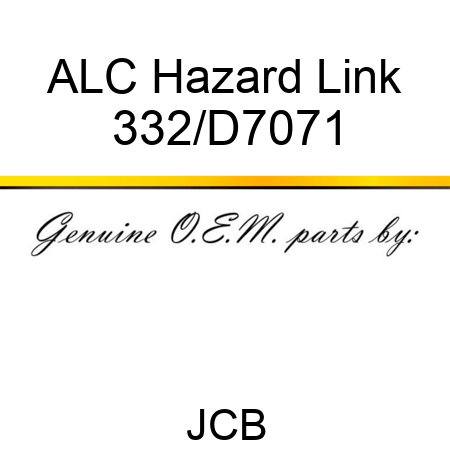 ALC Hazard Link 332/D7071
