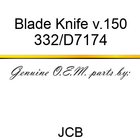 Blade Knife v.150 332/D7174