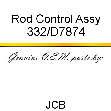 Rod, Control Assy 332/D7874