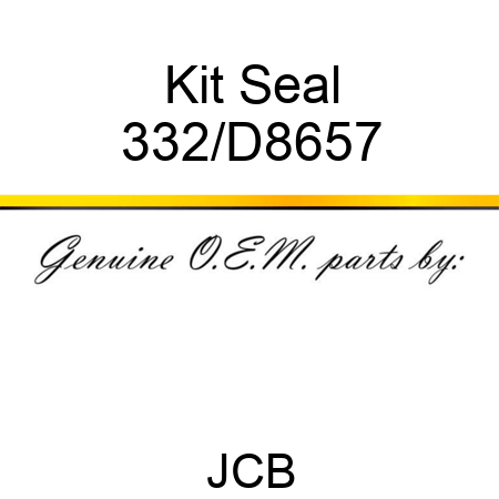 Kit Seal 332/D8657
