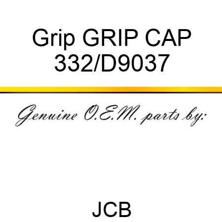 Grip GRIP CAP 332/D9037
