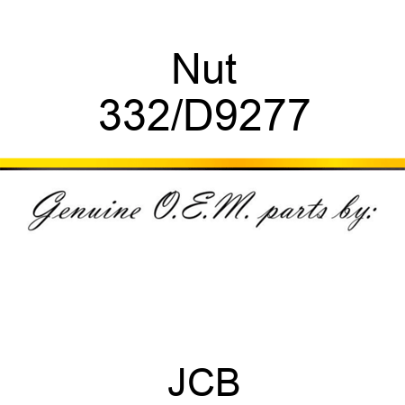 Nut 332/D9277